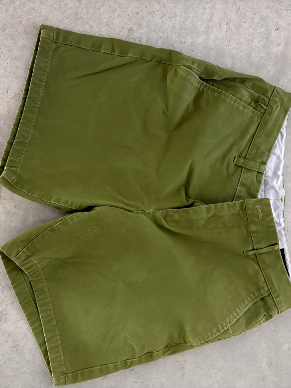 Bonobos Olive Green Flat-Front Men's Shorts